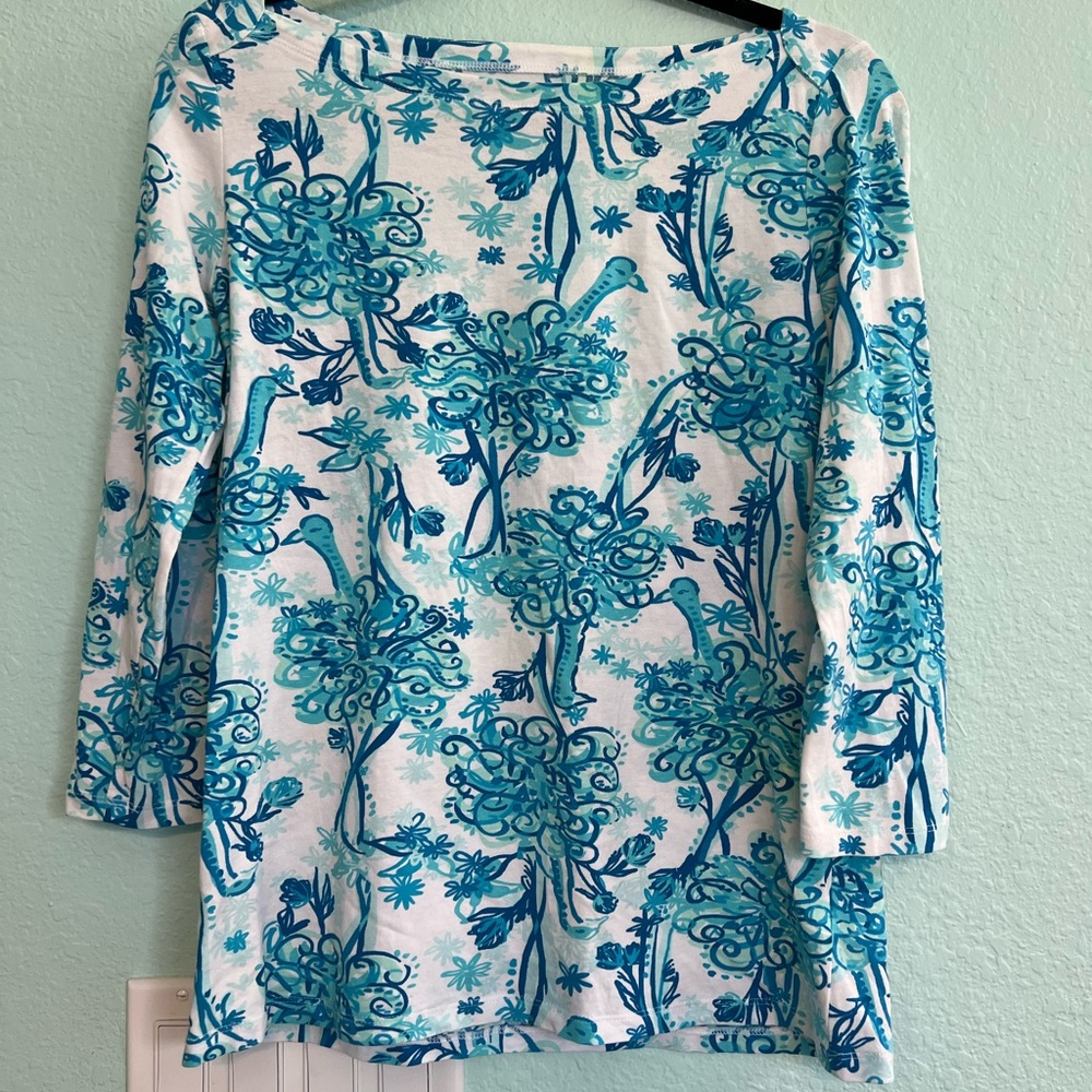 Cute Ostrich 3/4 length sleeve